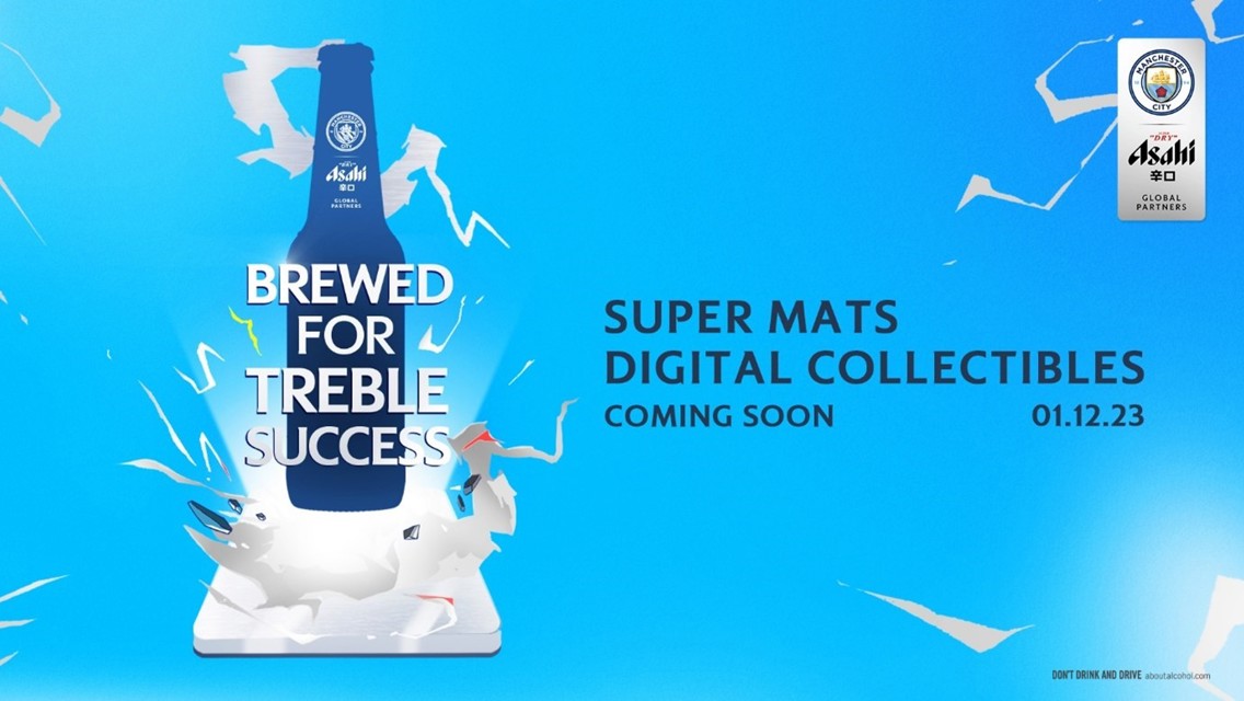 City and Asahi Super Dry announce first collaborative digital collectible drop celebrating the Club's historic 2022/23 Treble winning season