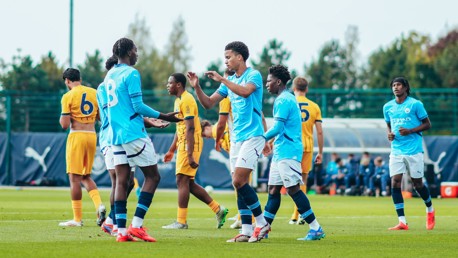 Mukasa double helps City best Brighton in Under-18 Premier League Cup 