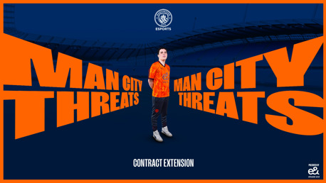 Threats extends his stay with Man City Esports 