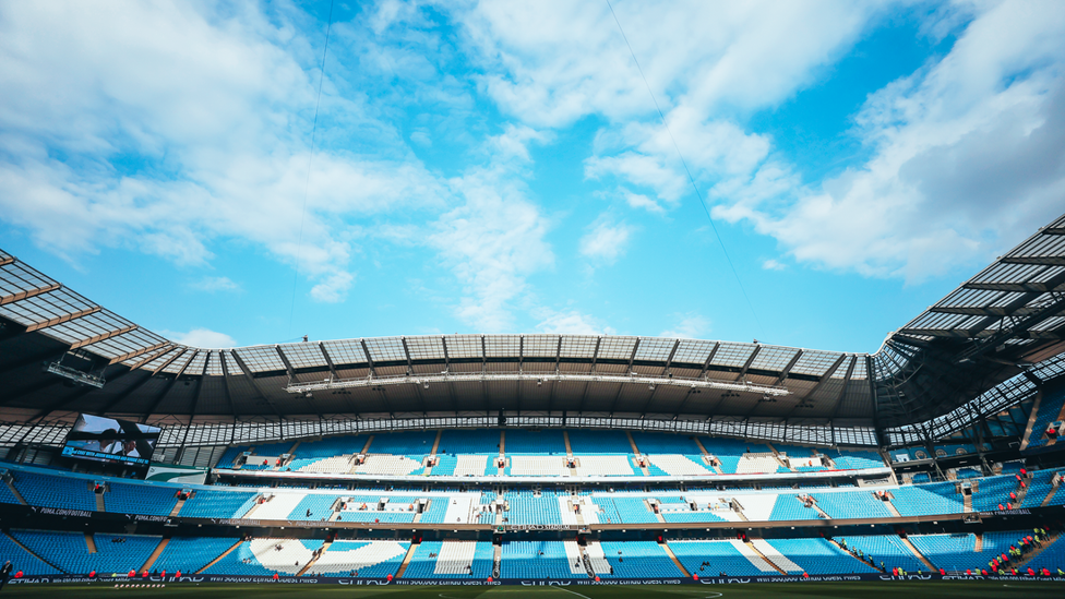 SKY BLUE: Our home pictured in the Spring daylight.