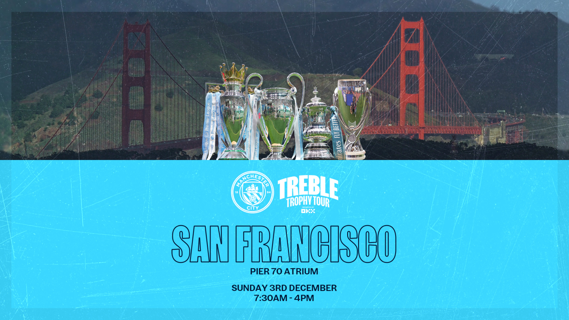 Treble Trophy Tour heads to San Francisco 