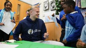 Manchester City's Christmas Campaign shares the gift of football