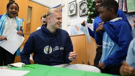 Manchester City's Christmas Campaign shares the gift of football