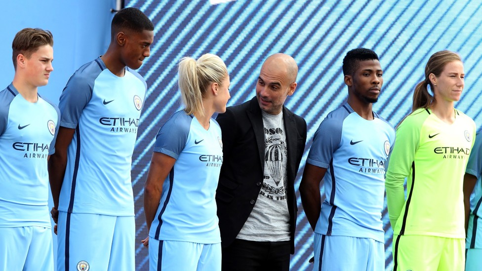  : Pep and players from our many teams at the Cityzens Weekend