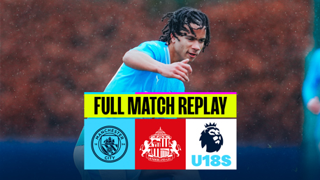 Full match replay: City Under-18s v Sunderland 