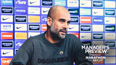 PREVIEW: Pep addresses the media...