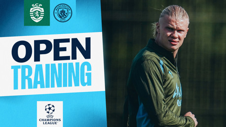 Open training: City prepare for trip to Sporting CP 