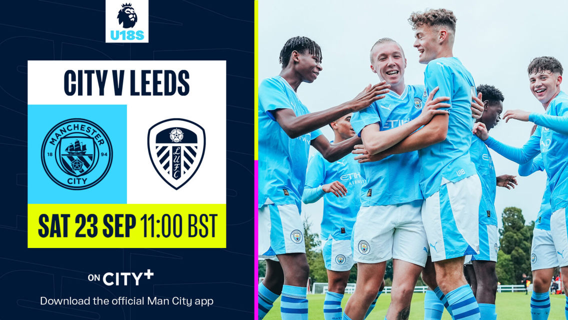 Watch City Under-18s v Leeds United on CITY+