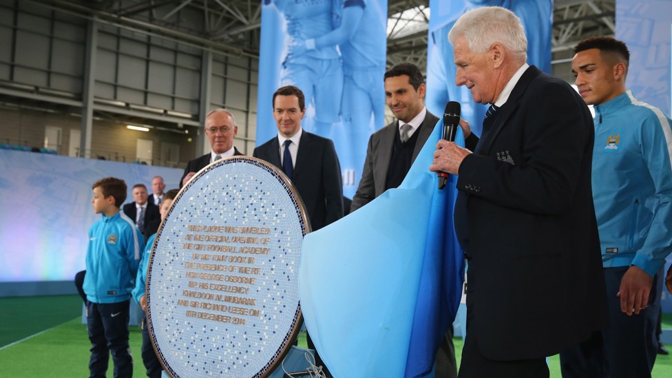  : City legend Tony Book opens the CFA in 2014