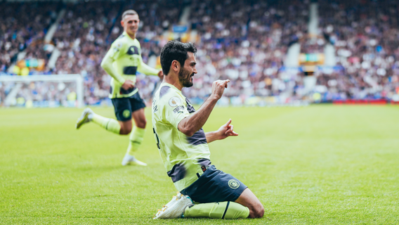 KNEE SLIDE: Gundogan enjoyed that!