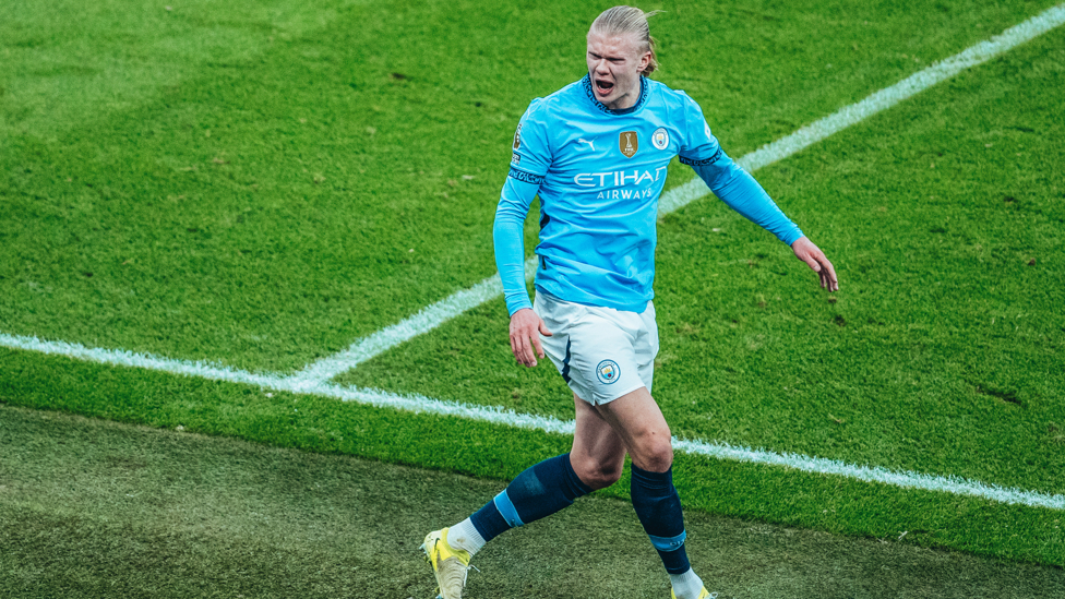 KING OF THE ETIHAD : 45th Premier League goal at the Etihad Stadium in just 44 appearances.