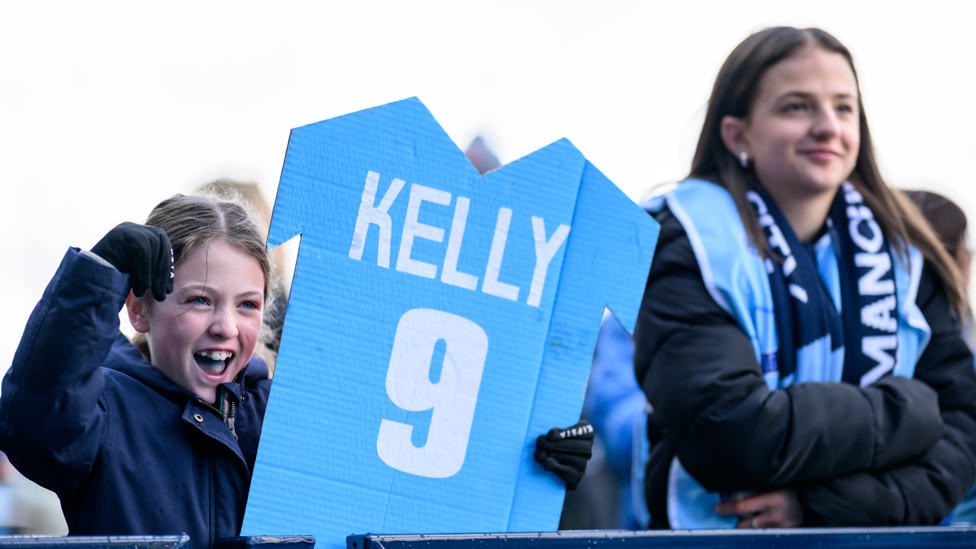 BUILD UP: Fans outside the Etihad