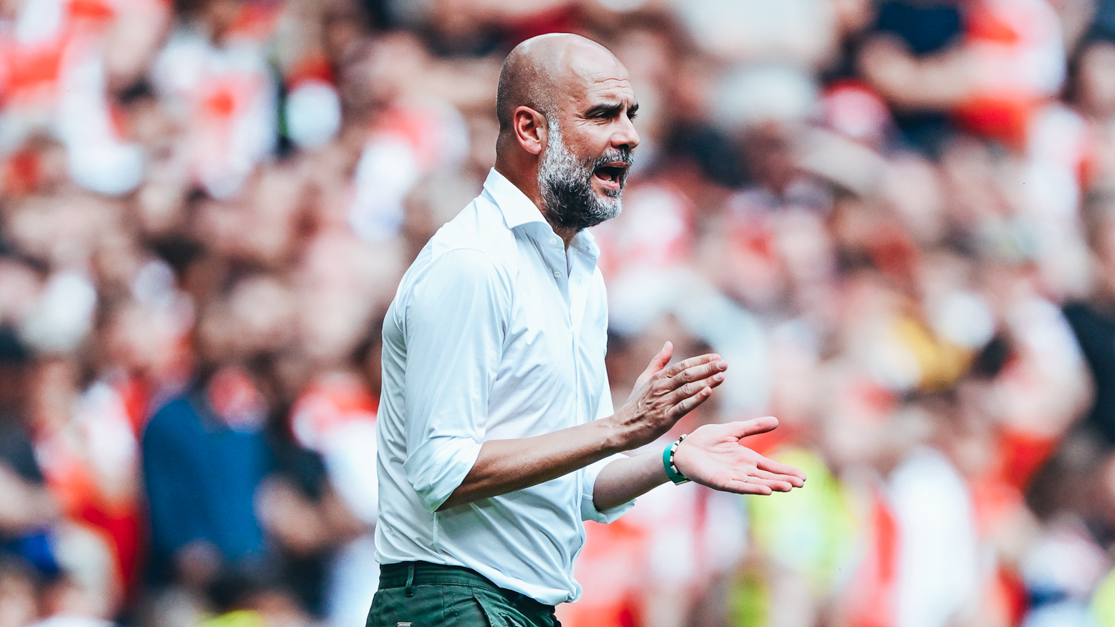 Guardiola praises energy levels after Wembley defeat