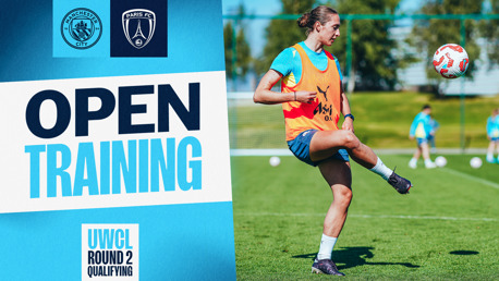 Open Training: City prepare to welcome Paris FC for UWCL Round Two qualifer