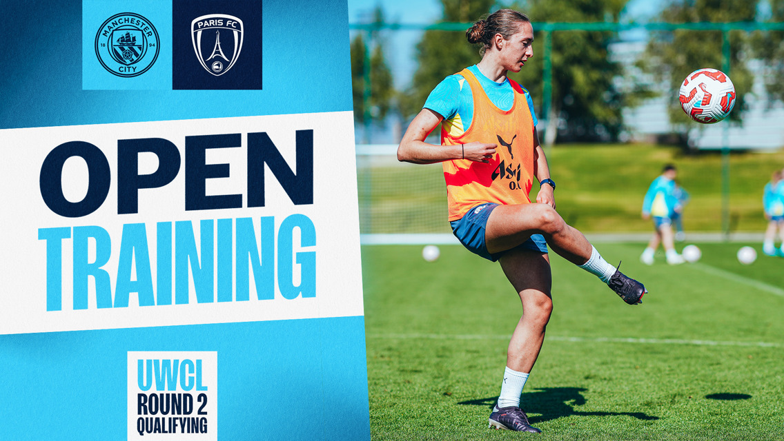 Open Training: City prepare to welcome Paris FC for UWCL Round Two qualifer