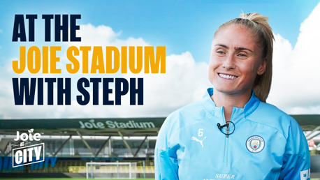 Steph Houghton's walk and talk at the Joie Stadium