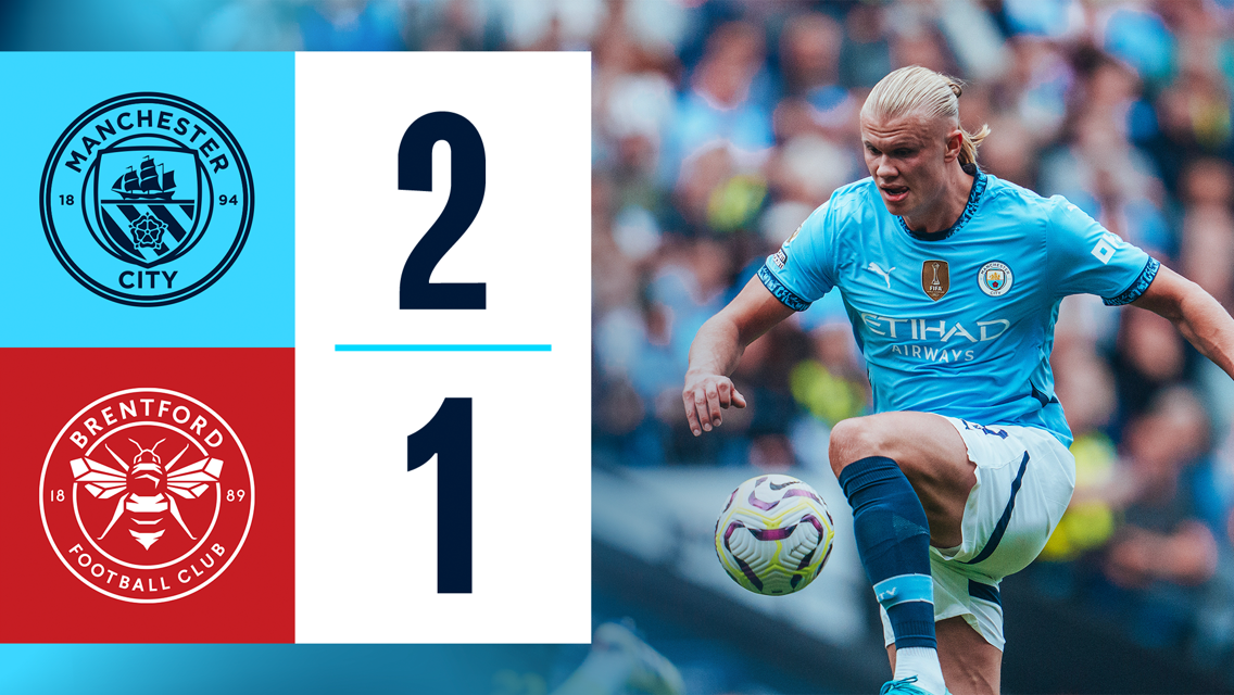 City 2-1 Brentford: Brief highlights