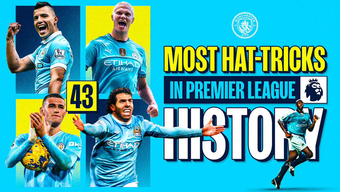 43 and counting - City's hat-trick record-breakers 