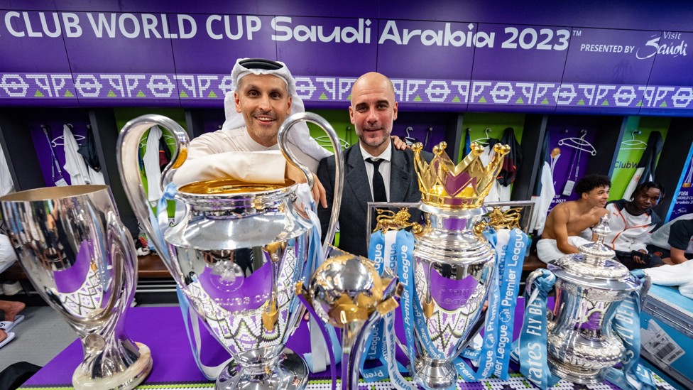 BIG FIVE : City complete the Big Five by adding the UEFA Super Cup and FIFA Club World Cup to our collection after the Treble. 