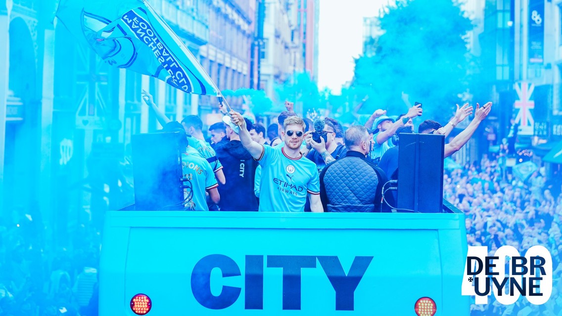 Gallery: De Bruyne's 400 City appearances so far