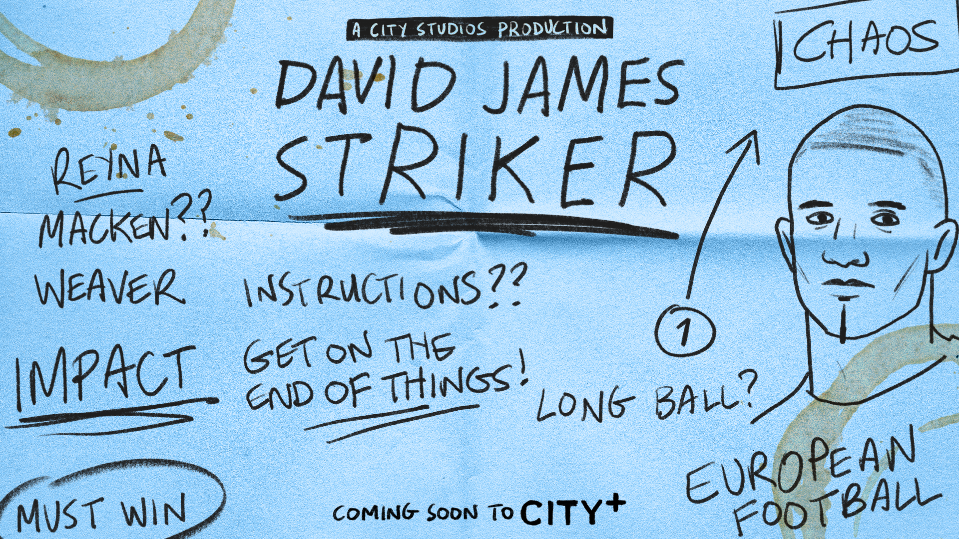  Coming soon to CITY+ - David James: Striker