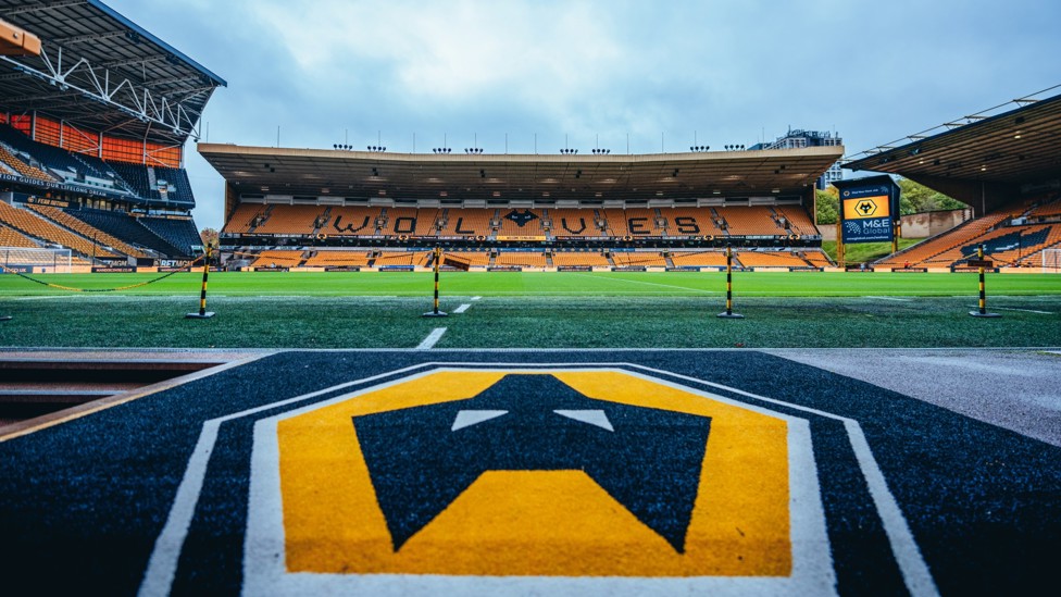 TODAY’S VENUE : Molineux awaiting the arrival of the Blues