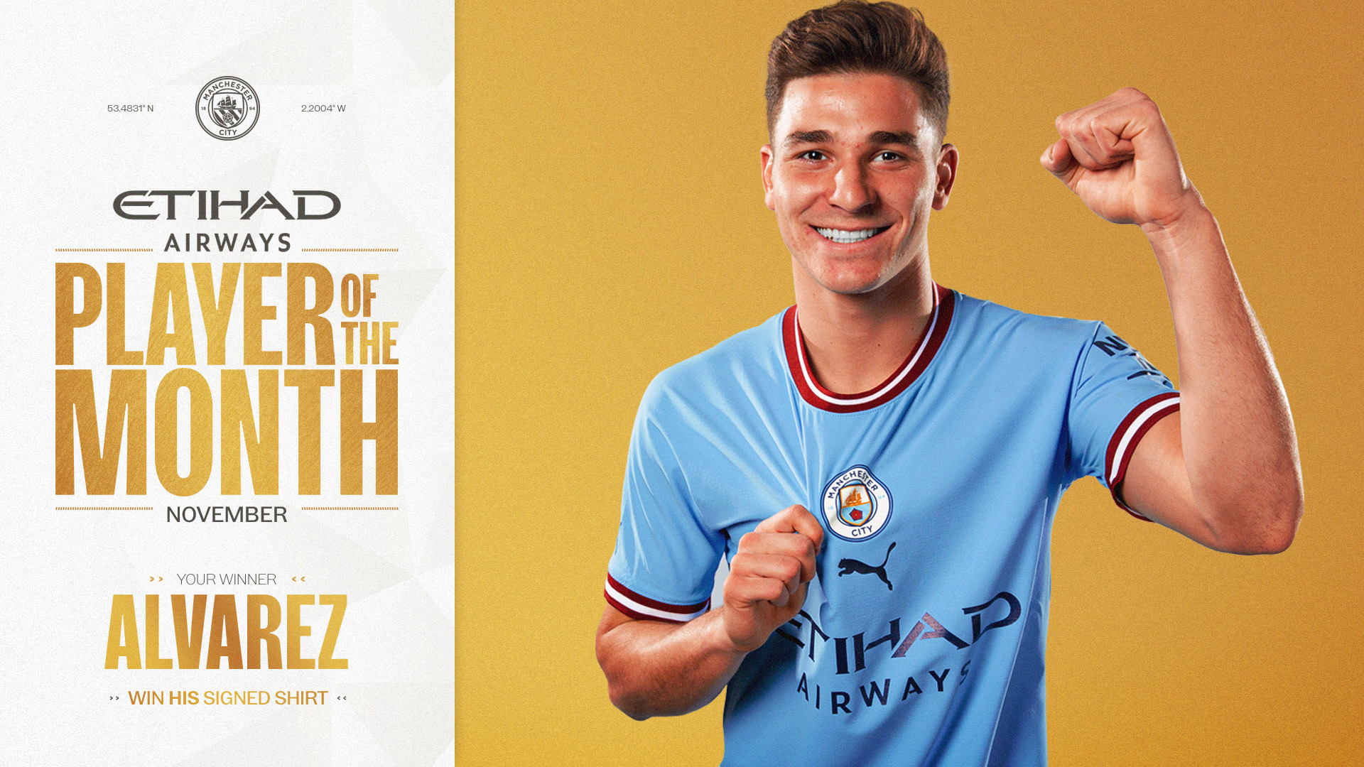 November Etihad Player Of The Month Announced