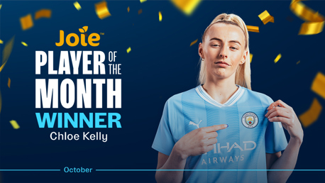 Kelly named October’s Joie Player of the Month