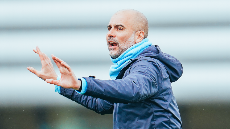 BOSSING IT : Guardiola takes control