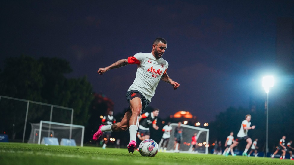 ON THE BALL : Kyle Walker on the dribble