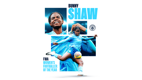 Bunny Shaw scoops FWA Women’s Footballer of the Year award