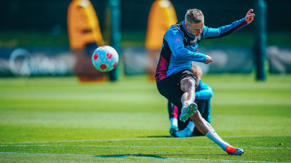 BY THE LEFT: Oleks Zinchenko demonstrates his skill-sets