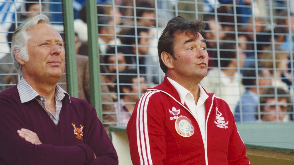 DREAM TEAM : Peter Taylor and Brian Clough used the Anglo-Scottish Cup as a launching pad for future success