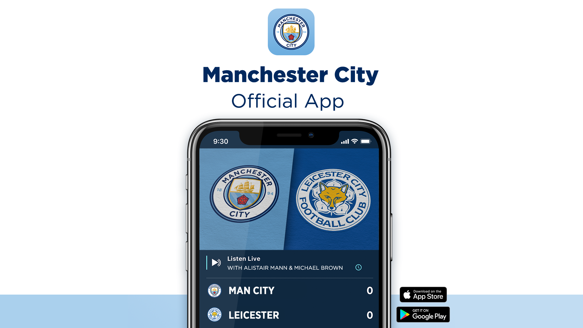  How to follow City v Leicester on the Man City app