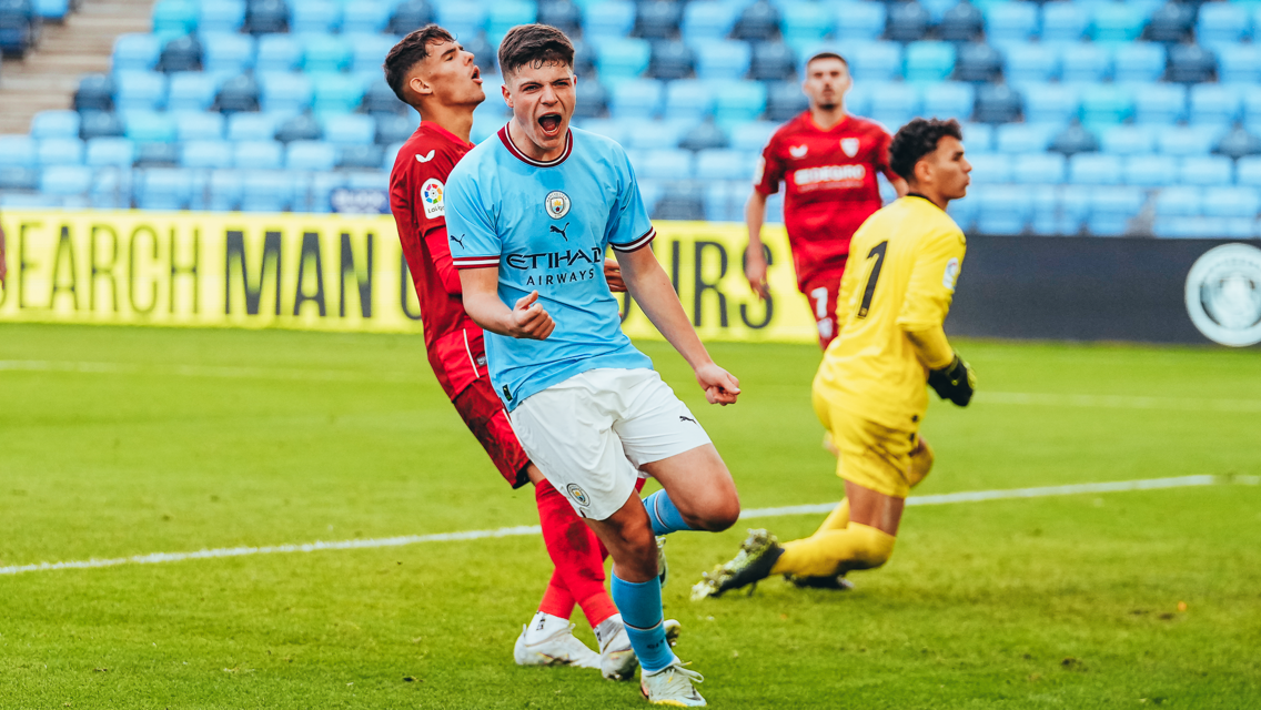 City maintain unbeaten UEFA Youth League record with narrow win over Sevilla