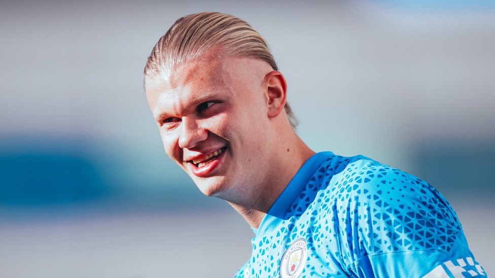 FIFTEEN LOVE! : Erling Haaland will be aiming to add his 15 goals for City this season