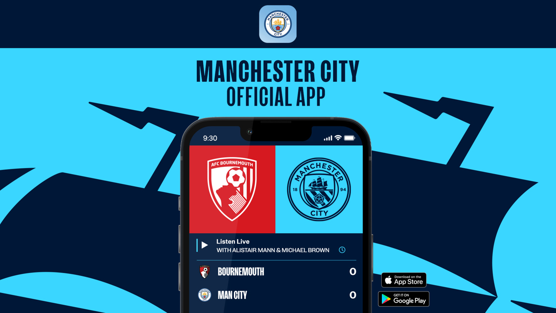 Follow Bournemouth v City on the official app