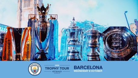 INCOMING: City's trophy tour is heading to Spain.