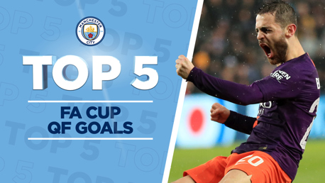 Top five FA Cup quarter-final goals