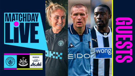 City v Newcastle: Houghton, Howey and Ameobi our Matchday Live guests