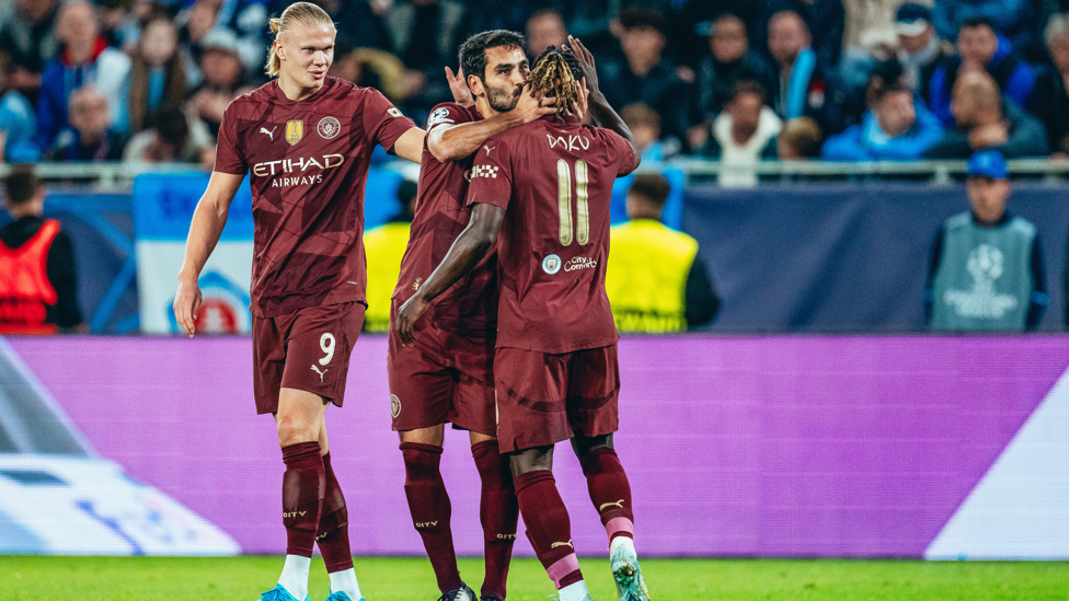 GUNDO-GOAL : Ilkay celebrates his early goal!