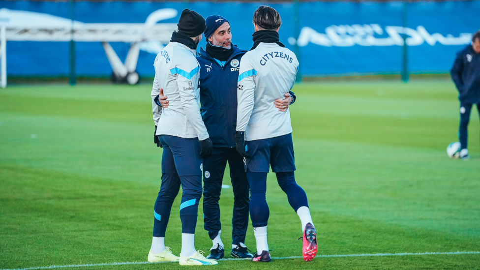 NICE TO SEE YOU : Pep welcomes back Kyle Walker and Jack Grealish