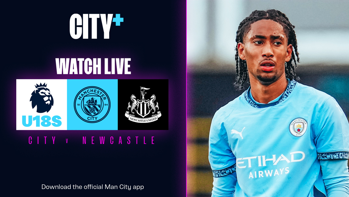 WATCH LIVE: Newcastle v City - U18 Premier League