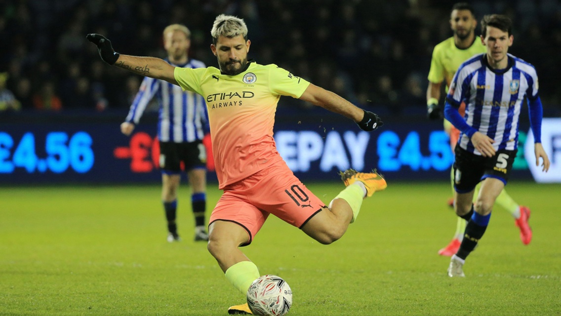 Aguero marcou o gol da vitória