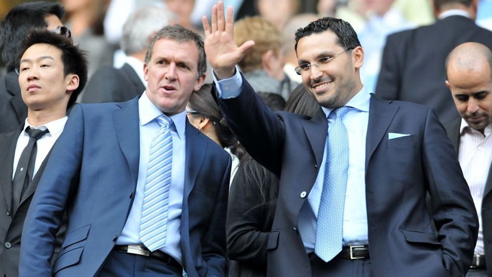 September 2008 : City beat Portsmouth 6-0 on the day Khaldoon Al Mubarak is unveiled as Chairman, two days before the takeover was officially completed.