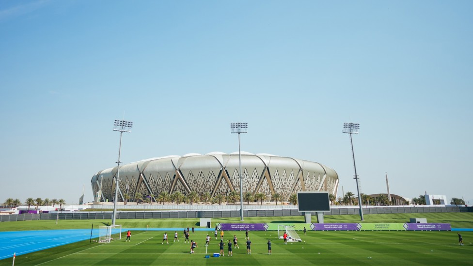 A STUNNING STADIUM : The King Abdullah Sport City stadium will play host to the FIFA Club World Cup final on Friday. 