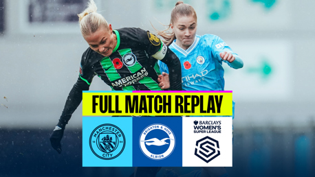 City v Brighton: WSL Full-match replay