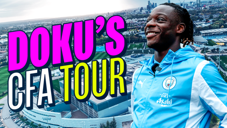 Jeremy Doku's CFA tour!