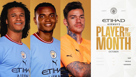 October Etihad Player of the Month nominees revealed