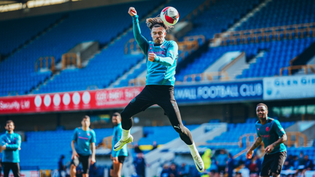 Training at The Den: City prepare for Liverpool semi-final